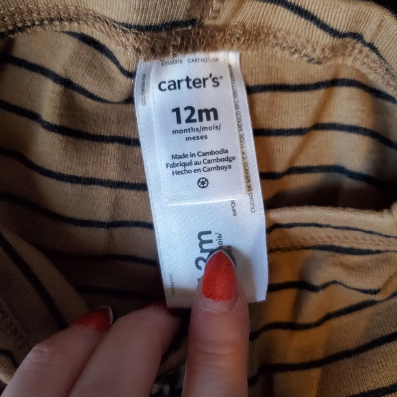 2for1 Carter's Long Sleeve & Pant 12M. - Picture 4 of 4